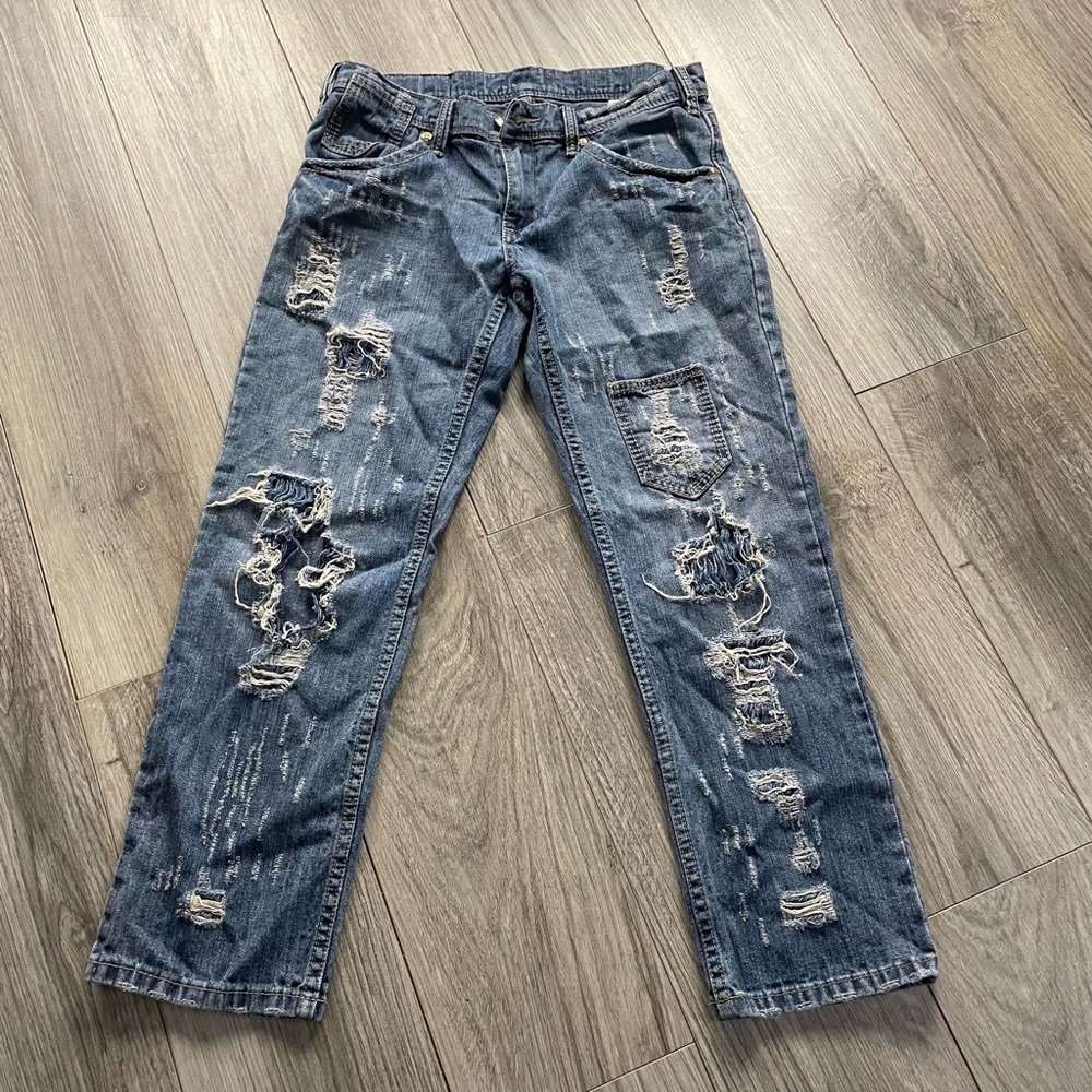 BCBG The Gina Boyfriend pocket jeans